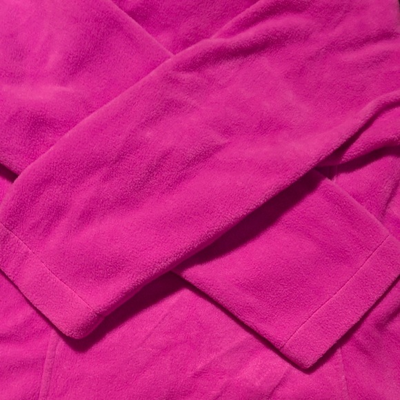 Columbia Pink Full Zip Fleece Sweater - Sz L - Picture 15 of 16